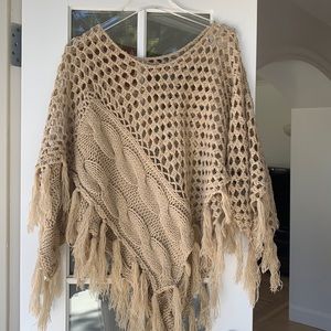 Vintage 70’s Knit Poncho!